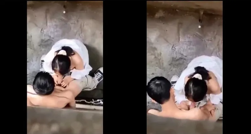 Quay lén em nữ sinh bj cho tình nhân trong hẻm