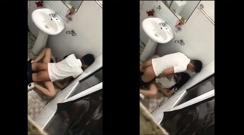 Người yêu say xỉn và thằng bồ trong phòng tắm nhà hàng
