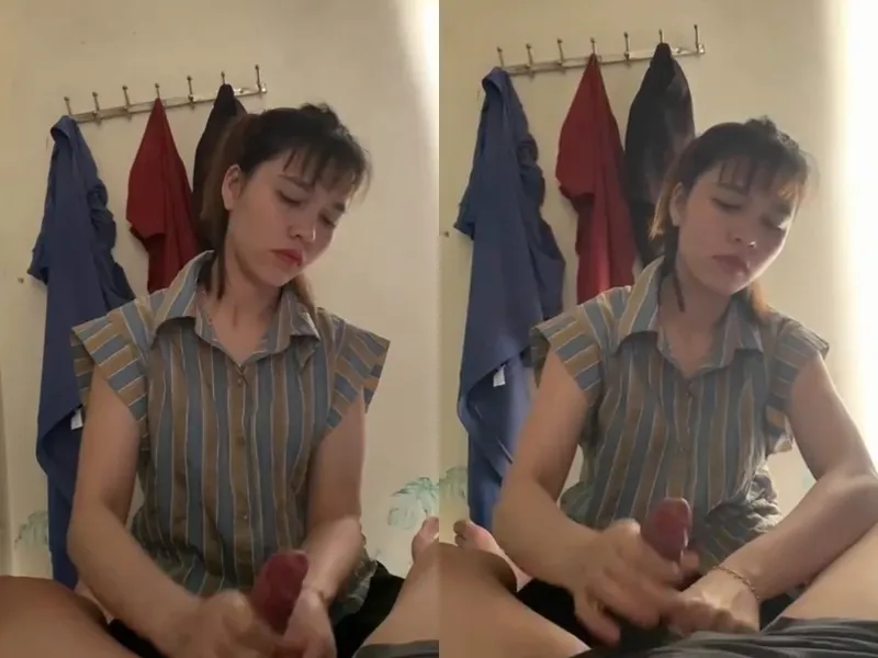 Anh trai đi vắng, ép bồn chứa tinh của anh trai sục thằng nhỏ xuất tinh